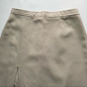 Vintage A-line Skirt with Front Slit